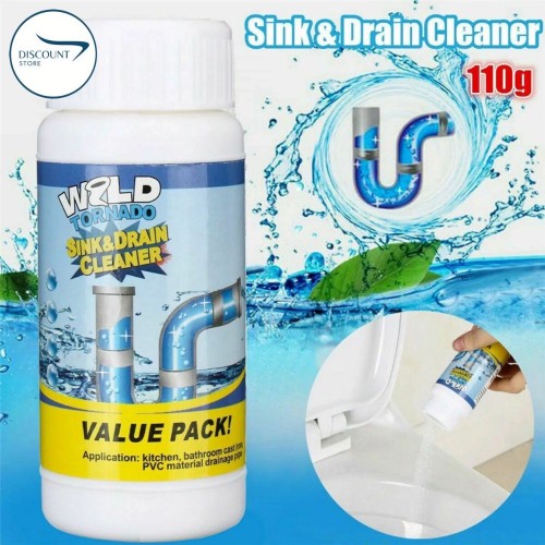 Powerful Sink And Drain Cleaner Chemical Powder Agent For Kitchen Toilet Pipe image