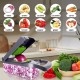 Multifunctional Vegetable Chopper with Draining Basket and Grater image