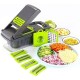 Multifunctional Vegetable Chopper with Draining Basket and Grater image