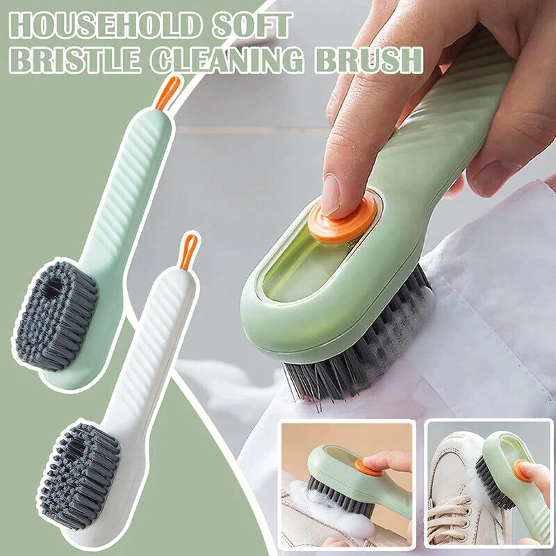 Multifunctional Scrubbing Brush With Built-in Soap Dispenser