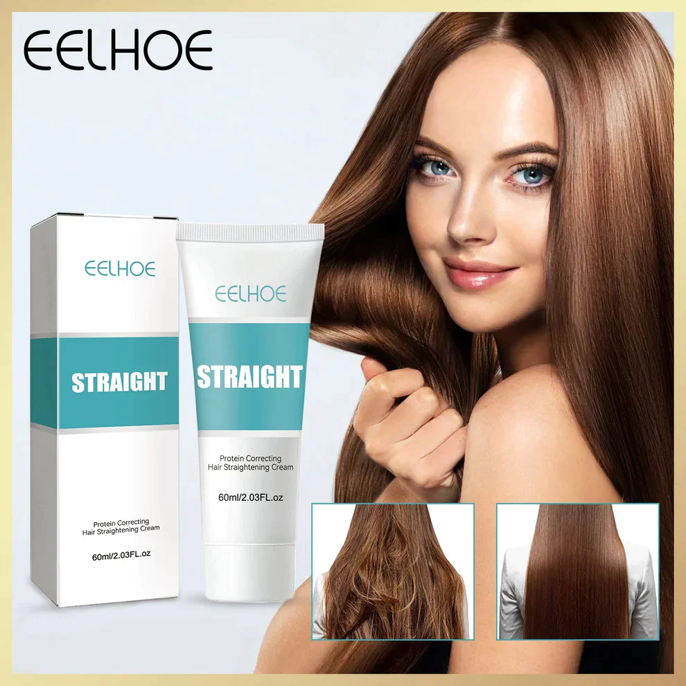 Korean Unisex Keratin Hair Straightening Cream - Silky Smooth Hair for All