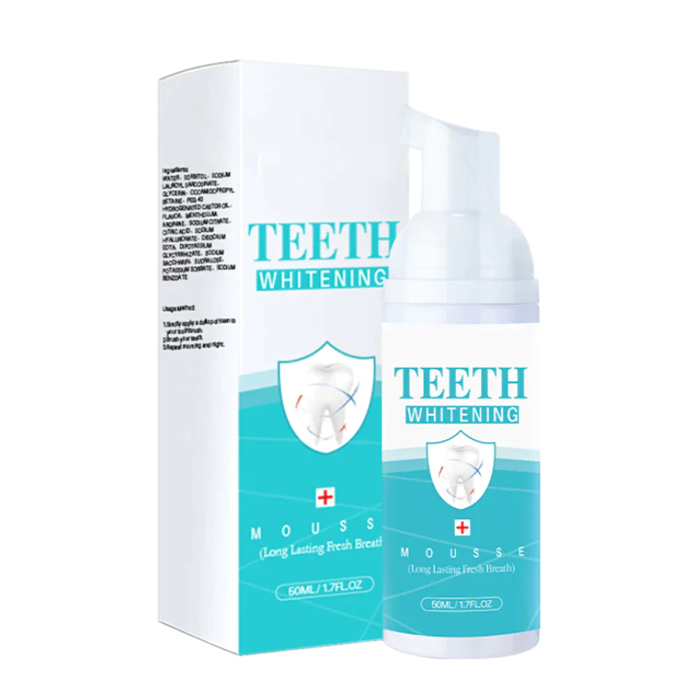 Teeth Whitening Mousse - Brighten Your Smile with Our Gentle Formula