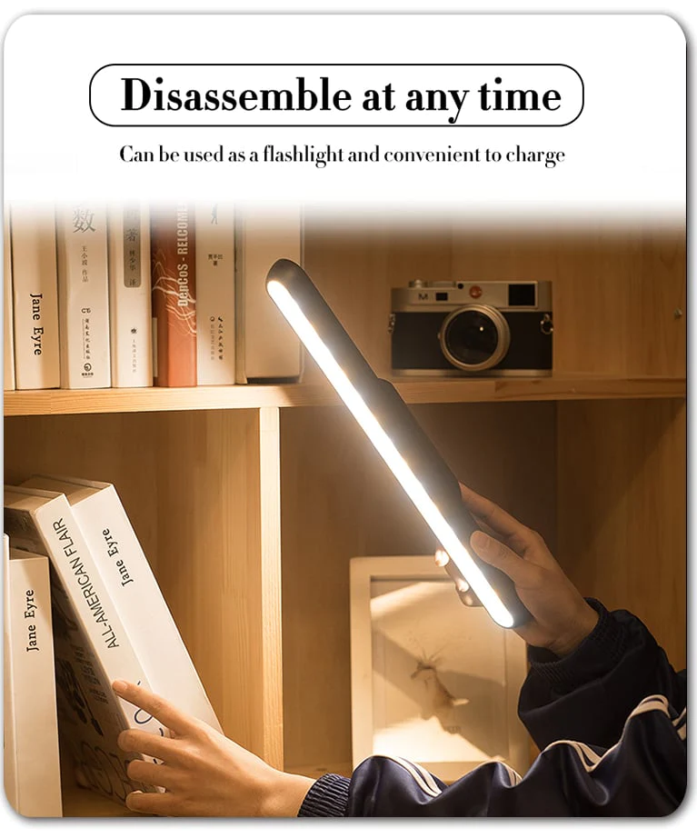 Magnetic Rechargeable Touch Lamp - Illuminate your space with ease and style. Enjoy long-lasting brilliance with this portable lighting solution