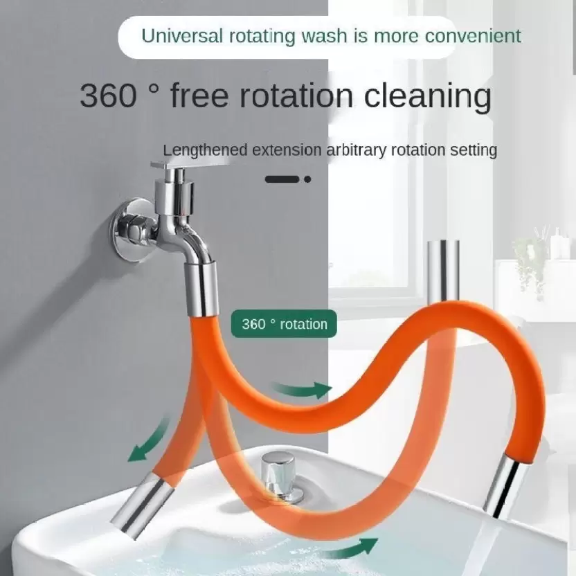 Universal Extender 360° Rotation Water Saving Tap - Adjustable Faucet Extender image