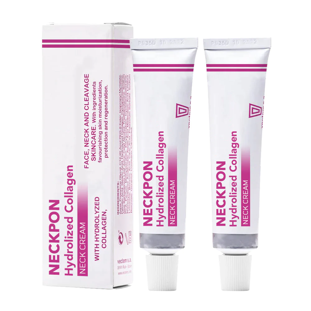 Spain NECKPON Hydrolized Collagen Neck Cream - Rejuvenate Your Neck and Décolleté