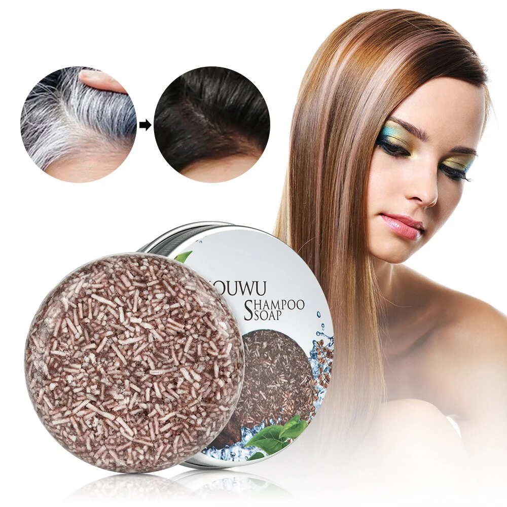 Soap Hair Darkening Shampoo Bar - Natural Solution for Darker, Healthier Hair image