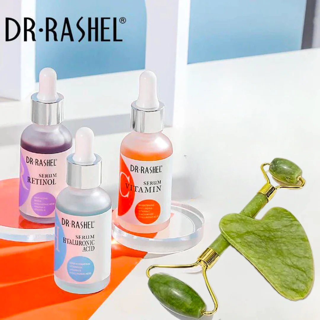 DR RASHEL Anti-aging Moisturizing Vitamin C Facial Serum Set - 3 Gift Pack for Radiant Skin image