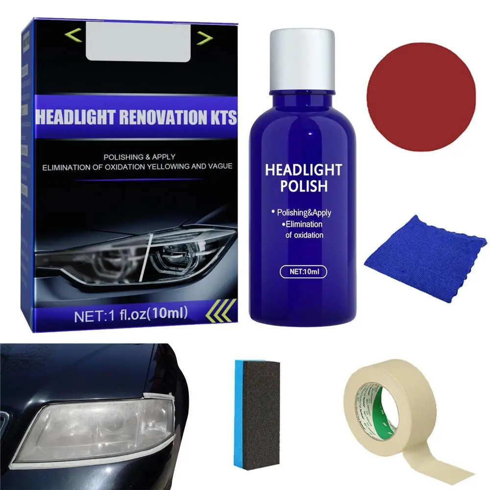 Quick Clean Headlight Polishing Lens Restoration Kit image