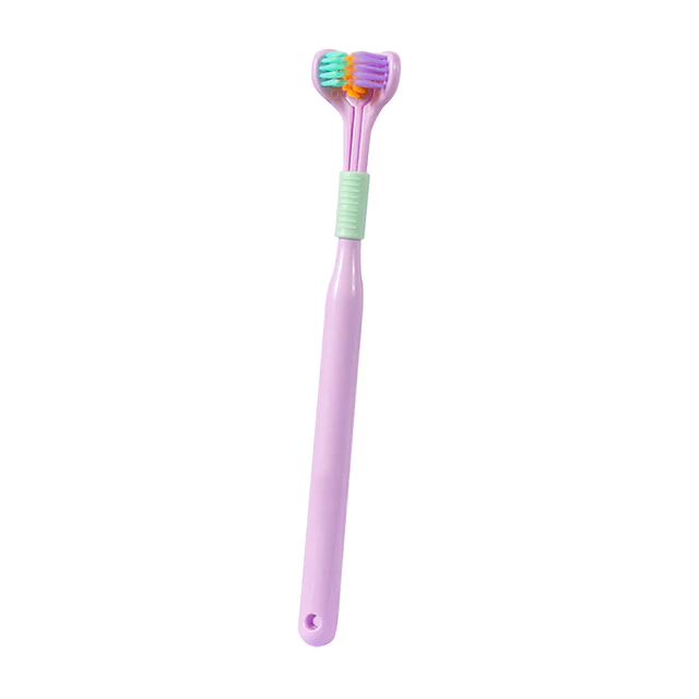 3-Sided Manual Deep Oral Care Portable Toothbrushes	