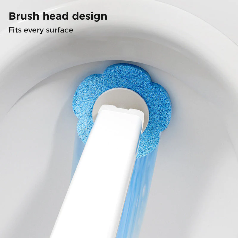 Disposable Toilet Brush Holder Set with Toilet Brush Refills image