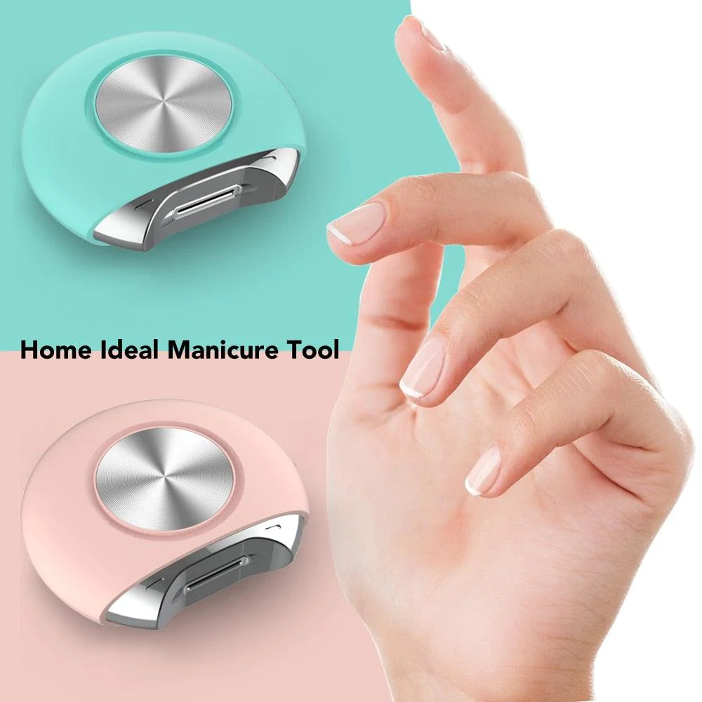 Smart Electric Nail Trimmer - Safe, Precise, and Easy-to-Use Nail Care - Green image